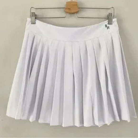 Recreational Habits Naomi White Pleated Tennis Skirt XL - Picture 2 of 4